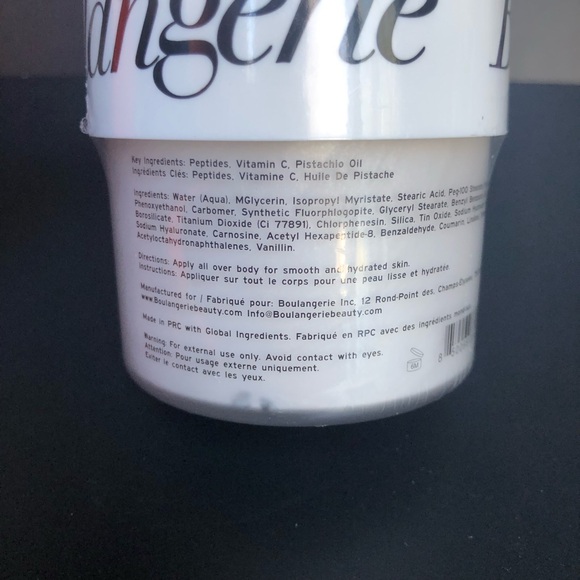 Boulangerie Paris Vanilla Body Cream 8 oz New Sealed Deep Moisture Soft Luxe - Picture 2 of 4